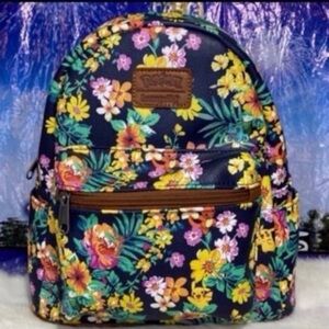 Pokemon starters tropical loungefly mini backpack NWT